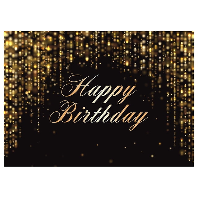 Telón de fondo Cubierta de fondo de cumpleaños rectangular de tela reutilizable exquisita para fiesta Jikaix