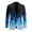 Blue Flame Art Design, variant on Distressed American Flag Sport Coat, Slim Fit Mens Casual Blazer Suit Jacket with Pocket Polyester Men's Blazer Casual Sport Coats Suit Jacket for Prom