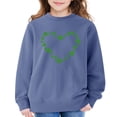 thumbnail image 6 of Otqutp Girls Boys St Patricks Day Sweatshirt Kids Irish Clove𝐫 Heart Graphic Crewneck Pullover Swea𝐭 Shirt Saint Casual Pullover Top, 6 of 8