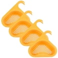 thumbnail image 2 of Gustave 4 Pack Kitchen Sink Drain Strainer Basket Swan Drain Rack Multifunctional Triangular Corner Sink Drain Filter Shelf Plastic Kitchenware "Orange", 2 of 8