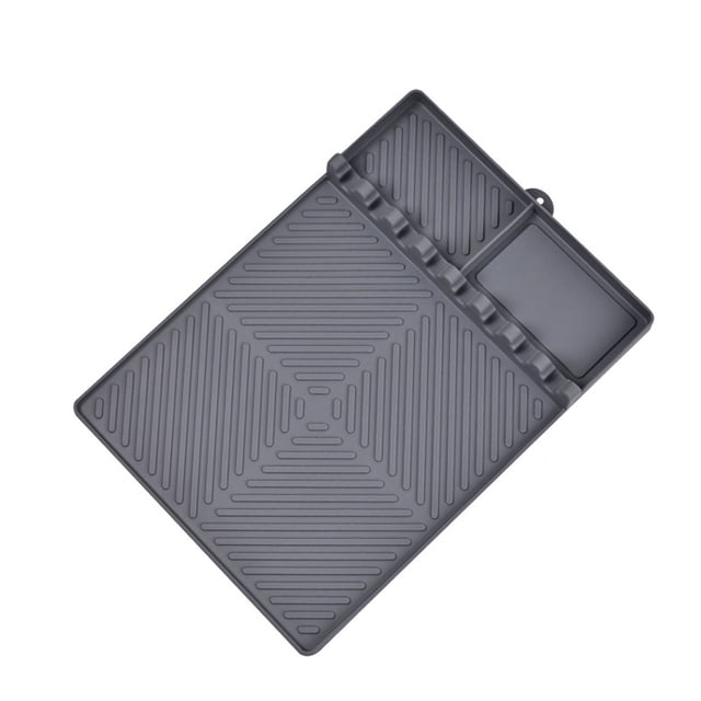 Yhmxh Barbecue Mat Blackstones Barbecue Oven Silica Gel Side Rack Barbecue Pan Protection Mat Oil Mat Silica Gel Oven Tool Mat
