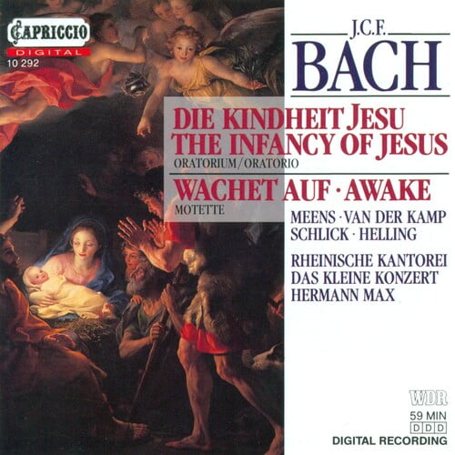 J.C. Bach - Infancy of Jesus/Awake/Songs - Music & Performance - CD