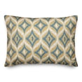 thumbnail image 2 of Creative Products Blue and Yellow Ikat 14x20 Spun Poly Pillow, 2 of 3