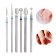 thumbnail image 2 of Nail Drill Bit,6pcs/pack Stainless Steel Nail Nail Polish Head Nail Grind Head Versatile Functionality, 2 of 7