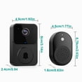 thumbnail image 3 of Cameras for Home Security Smart Doorbell, Smart Wireless Remote Control, Video Doorbell, Smart Video Doorbell, Home High-Definition Night Vision, Wifi Anti-Theft Doorbell, 3 of 9