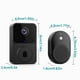 thumbnail image 3 of Timbre inalámbrico con vídeo y control remoto, timbre visual inteligente, timbre de seguridad con wifi y visión nocturna para el hogar, timbre inteligente, 3 of 9