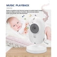 thumbnail image 2 of Video Baby Monitor, 3.5Inch IPS Screen Lullaby Feeding Alert, EU Plug, 2 of 5