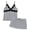 Heather Gray, variant on Ribbed Lace Cami and Shorts Sleep Set (Women's Plus)