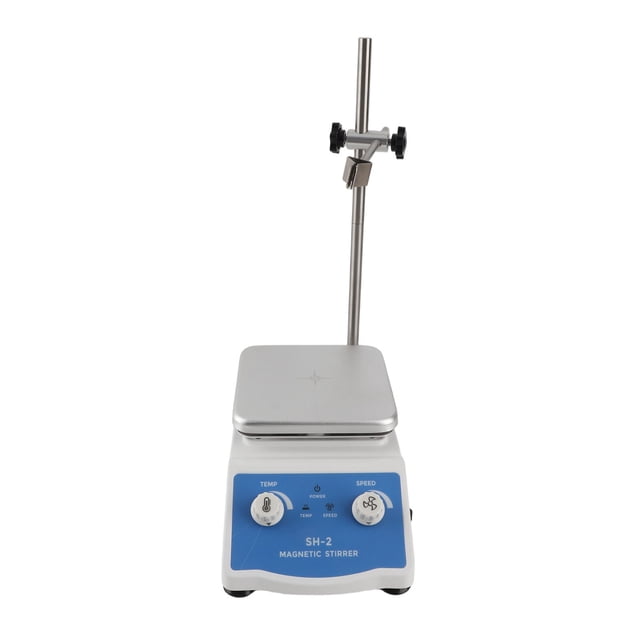 Agitador Magnético De Laboratorio, 2000 Ml 300 A 2600 R/min Agitador Magnético De Temperatura Constante Placa Calefactora Mezclador De Placa Caliente Con Barra Agitadora