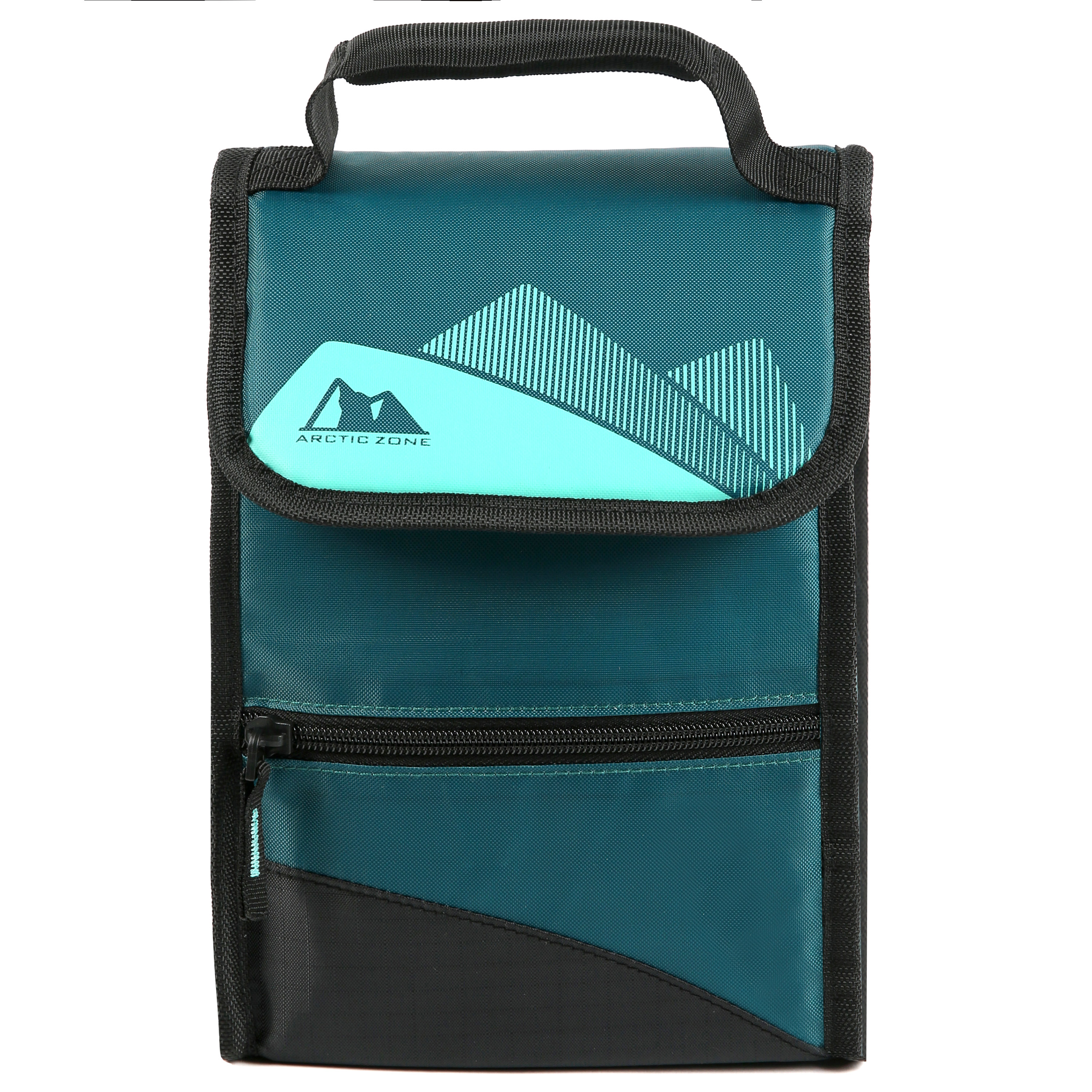 Artic Zone Reuseable Hi-Top Power Pack Polyester Insulated Lunch Bag Emerald/Mint - image 3 of 9