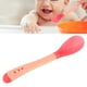thumbnail image 4 of Conjunto de utensilios para niños pequeños, cuchara de atrenamiento para niños de detectación de temperatura Suave flexible para la vajilla para bebés para hogar, 4 of 7
