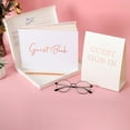 thumbnail image 3 of Wedding Guest Book Memory Message Book Guest Sign-in Book Guest Registry Guestbook Planner Birthday Engagement Party - 7" x 9"Paper 100 Page, 3 of 4