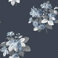 thumbnail image 5 of Galerie Wallcoverings  Secret Garden Floral Bouquet Non-woven Matte Wallpaper Roll 33 feet x 21 inches - Light Blue, 5 of 5