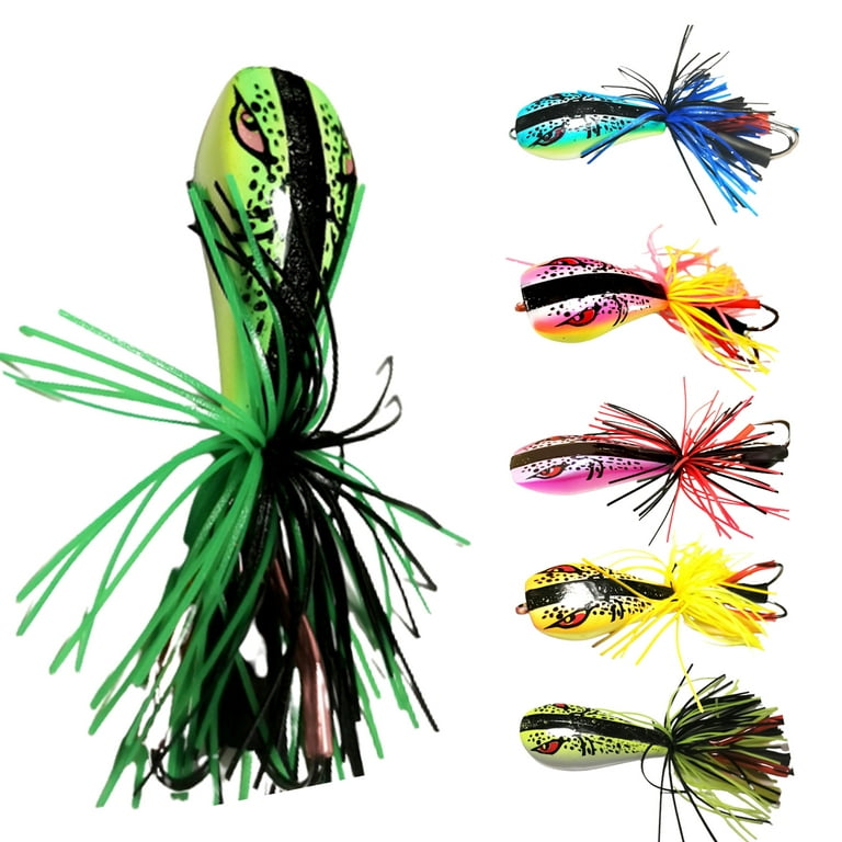 Cheers.US 5.5cm/9g Frog Lures Topwater Bass Fishing Lures Soft