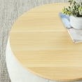 thumbnail image 2 of Storage Ottoman, 2 in 1 Function, Work as End Table, Ottoman with a Small Seat, for Bedroom and Living Room, Gray, 2 of 12