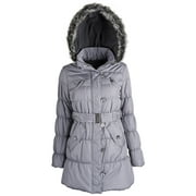 Sportoli™ Junior Women's Down Alternative Fleece Lined Long Puffer Bubble Coat