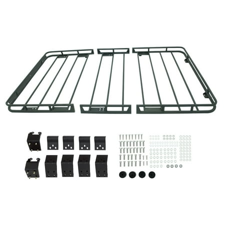 Paramount Automotive 51-0687 Full Length Roof Rack; Fits select: 2015-2017 JEEP WRANGLER UNLIMITED SPORT, 2012-2014 JEEP WRANGLER SPORT