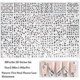 thumbnail image 2 of Flower Nail Art Stickers Decals 3D Self-Adhesive Black Flower Nail Decal Ice Crystal Flower Daisy Bow Tie Heart Nail Designs Nail Art Supplies Manicur, 2 of 4