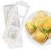 thumbnail image 3 of Jumbo Square 2" Ravioli Molds- Homemade Filled Pasta Maker- 2 Piece Tray & Press makes 3 Raviolis or Pastry at a Time, Easy to Use & Clean- Gift for Italian Dinner Pasta Night, Date Night Cooking, 3 of 4
