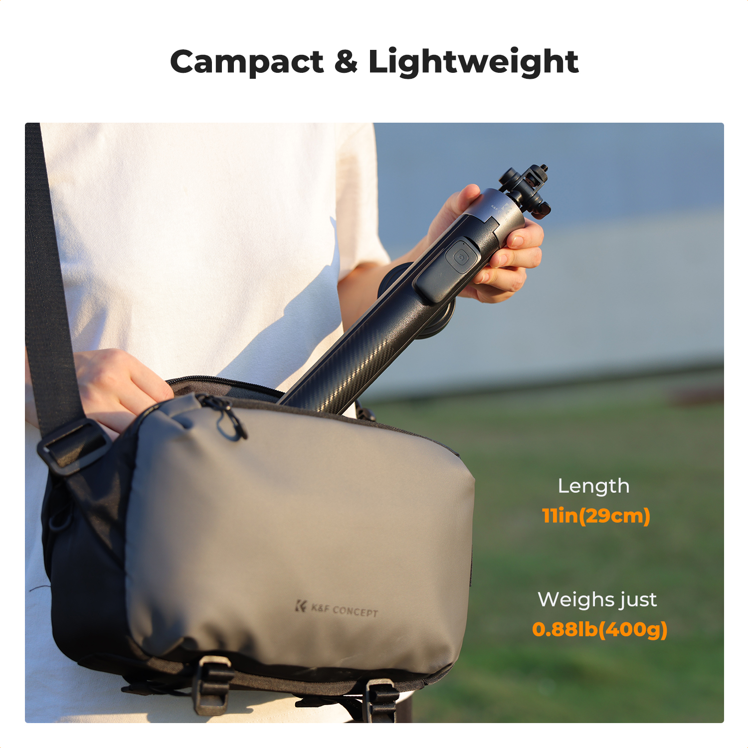 K&F CONCEPT 72" Tripod for iPhone, 3-in-1 Magnetic & Clip Selfie Stick with Remote, 360° Rotatable Magnetic Phone Tripod, Compatible with iPhone 17-12 Series Android Phones