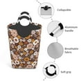 thumbnail image 4 of KLL Sunflowers Laundry Hamper,Large Canvas Fabric Lightweight Storage Basket Toy Organizer Dirty Clothes Collapsible Waterproof, 4 of 6