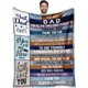 thumbnail image 1 of LHSHID Best Dad Ever Gifts Dad Fathers Day Blanket Gifts Dad Gifts from Daughter Son Birthday Gifts for Dad Who Wants Nothing Father Gifts Best Dad Gift Ideas Dad Blanket 60"x80", 1 of 6