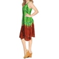 thumbnail image 3 of HAPPY BAY Women's Plus Size Swing House Wear Dresses 1X-2X Shamrock Forest_AC1053, 3 of 4