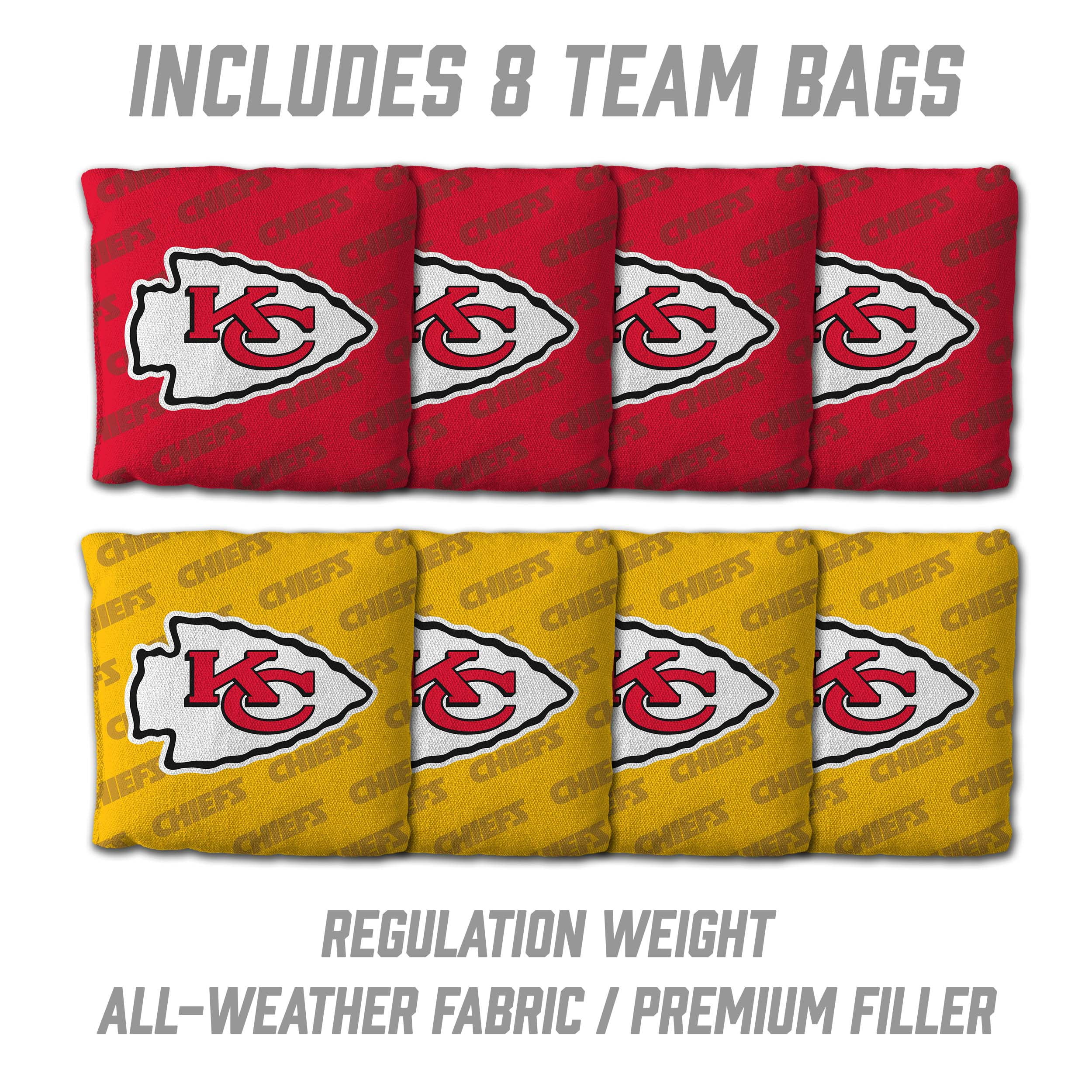 YouTheFan NFL Kansas City Chiefs 2' x 4' cornhole Game