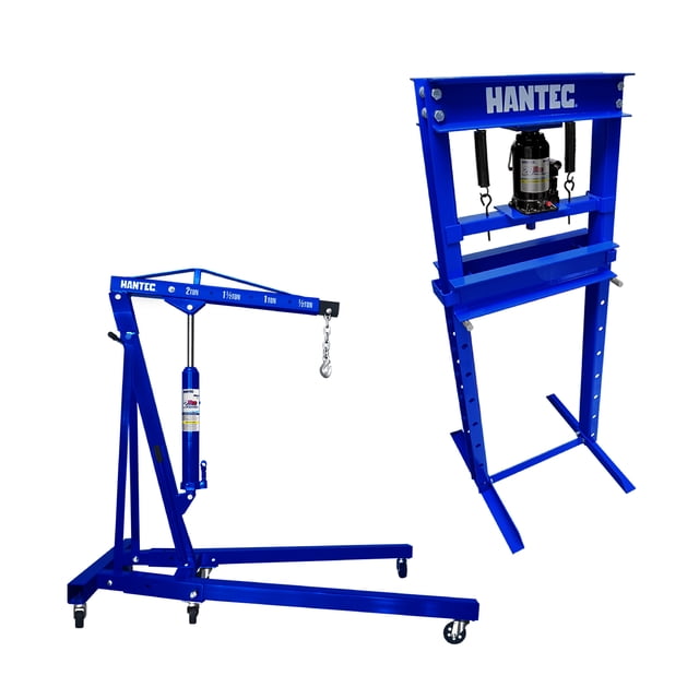 Combo Prensa Hidráulica 20 Toneladas + Pluma Para Motor 2 Toneladas