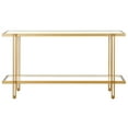 thumbnail image 5 of Evelyn&Zoe Inez 55" Wide Rectangular Console Table in Brass, 5 of 7