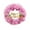 Pink, variant on 30cm Christmas Welcome Garland for Front Door, Outdoor Holiday Decoration, Christmas Wreath for Home Entryway, Plastic