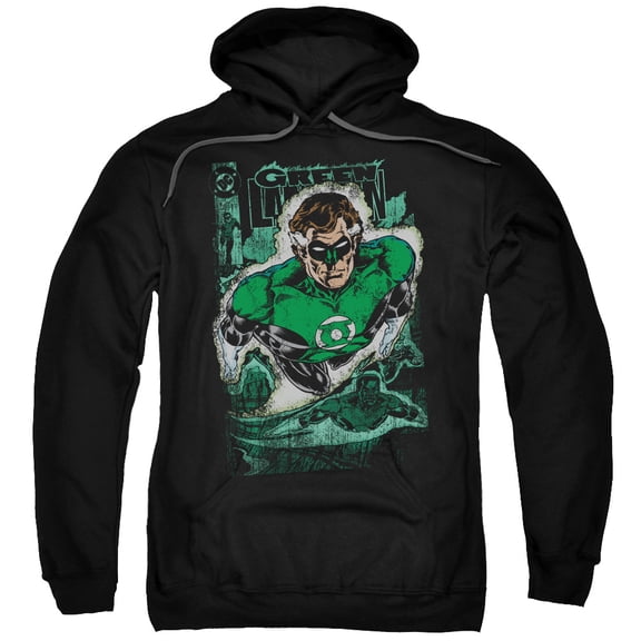 Jla - Green Lantern #1 Distress - Pull-Over Hoodie - Large