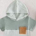 thumbnail image 4 of Gubotare Toddler Clothes Baby Boy Clothes Toddler Summer Outfit Short Sleeve T-Shirt Tee Tops Joggers Casual Shorts 2Pcs Clothing Set 3 6 9 12 18 24 Months 2T 3T 4T 5T,Green, 4 of 5