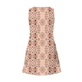 thumbnail image 5 of Pisexur Robe d'Été pour Femme, Plage, Décontractée, Sans Manches, Midi, Imprimé Floral, Débardeur, Ample, Robe Soleil avec Poche, P-2TG, 5 of 5