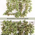 thumbnail image 2 of 1pc Artificial Succulent Hanging Plants 12.2 inch Fake Pearl, 2 of 3