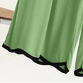 thumbnail image 6 of Bovxnpu Womens Pajamas Bottoms Sleep Pants Cotton High Waist Thin Casual Wide Leg Long Pants Sleepwear, 6 of 8