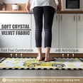 thumbnail image 6 of Lemon Kitchen Rugs,Non Skid Washable Microfiber mats for Kitchen Floor, Lemon Truck Theme Kitchen Cushioned Runner Rug Decor Sets of 2 Pieces,17"x 47"+17"x 30", 6 of 6