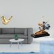 thumbnail image 2 of Figura de pájaros,Figura de pájaro dorado,decoración del hogar,estatua de animal,Estatuas decorativas de pájaros pequeños como accesorios de exhibición,estatua de bailarina de, 2 of 8