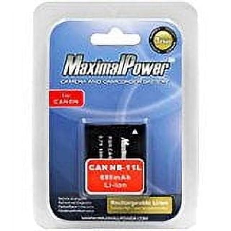Maximal Power Battery for Canon NB_11L and Canon PowerShot ELPH 110 320HS A2300 A2400 A3400 A4000 Camera Equipment (Black)