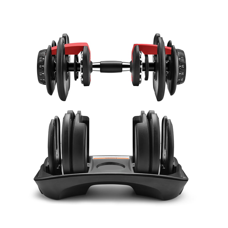 Details about   Heavy Duty Weight Adjustable Dumbbells 52lbs Fitness Equipment strength-training 