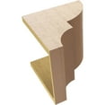 thumbnail image 6 of 11"W x 11"D x 11"H Wide Ridgewood Rough Cedar Woodgrain TimberThane Corbel, Primed Tan, 6 of 6