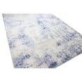 thumbnail image 5 of Bashian E110-IVBL-4X6-5675A 3 ft. 6 in. x 5 ft. 6 in. Everek Abstract Transitional Polypropylene Machine Made Rectangle Area Rug, Ivory & Blue, 5 of 5