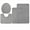 Grey, variant on Bathroom Rugs Sets 4 Piece, Bathroom Rug Set, Bathroom Rugs, Toilet Rug Set, Luxury Microfiber Extra Soft Bath Rugs Set, Luxury Bathroom Rug Set with U-Shaped Toilet Rug, Bath Mats for Bathroom, Tub