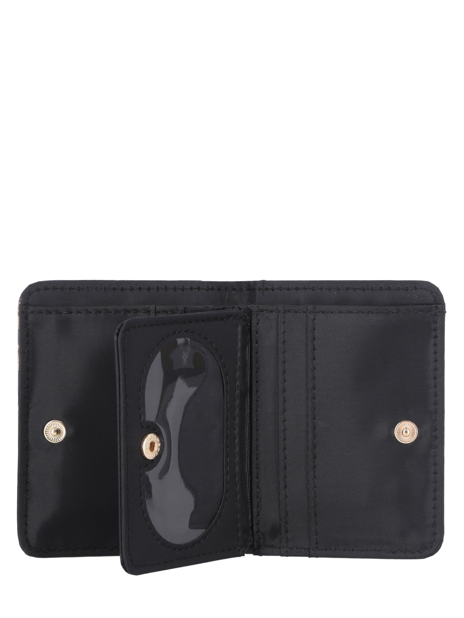 Time and Tru Women's Sharon Two Fold Wallet, Leopard Print