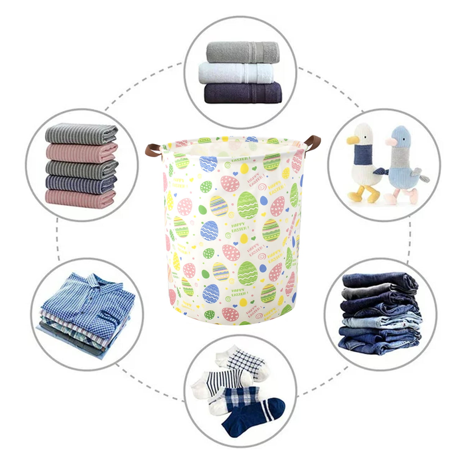 ABOOFAN Laundry Basket Tote Purse Organizer Insert Clothes Storage Bags  Large Dirty Clothes Bag Storage Bags for Clothes Hand Bag Storage Organizer