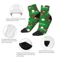 thumbnail image 5 of Pofeuu Cute Santa Print 30cm Socks, Adult Running Hiking Socks for Youth and Adult, 5 of 7