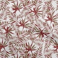 thumbnail image 1 of oneOone Cotton Flex Maroon Fabric Tropical Leaf With Abstract Texture Fabric For Sewing Printed Craft Fabric By The Yard 40 Inch Wide, 1 of 4