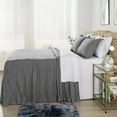 thumbnail image 6 of JML Ruffle skirt Bedspread Queen Size 4 Piece,Soft Microfiber Bed Skirt Coverlet 30" Long Drop, 6 of 6