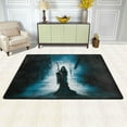 thumbnail image 2 of SKYSONIC 72x48in Terrible Death Area Rug, Halloween Skeleton Non-Slip Floor Carpet for Indoor Living Dining Room and Bedroom Area, 2 of 7