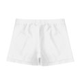 thumbnail image 3 of Sinleey Kids Girls Gymnastics Dance Shorts Dance Class Teamwear Dancing Tumbling Short Bottoms Yoga White 14, 3 of 4